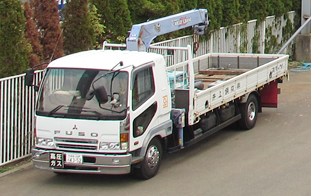 車の配置　トラック